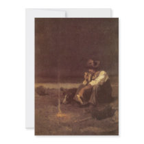 Plains Herder (Shepherd of the Plains) by NC Wyeth Custom Invitations