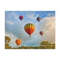 Plainville Ct Hot Air Balloons Postcard
