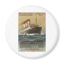 Plakat der Hamburg 1899 - Cruise Ship Liner