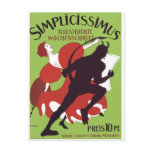 Plakat Heine - Simplicissimus 1896 Postcard