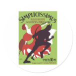 Plakat Heine - Simplicissimus 1896 Stickers