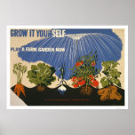 Plan A Farm Garden 1941 WPA posters