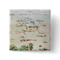 Plan and view of the Battle of Waterloo Pin