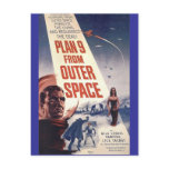 Plan nine from outer space" postcards