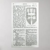 Plan of a Tomb at Cervetri Poster