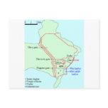 Plan of Carthage postcards