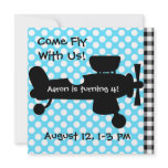 Plane Crazy Birthday Bash Invitations