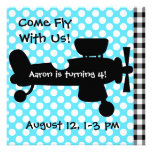 Plane Crazy Birthday Bash Invitations