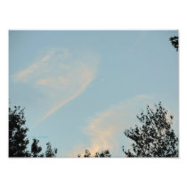 Plane embraced by Angel Wings