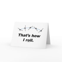 Plane How I Roll Cards