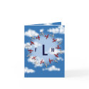Planes Monogram Card