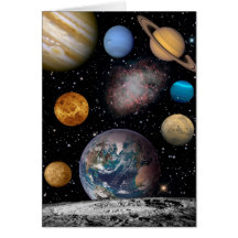 Planet Dreams of the Cosmos - 3 Card