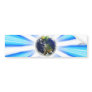 Planet Earth Abstract Vortex Bumper Stickers