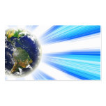 Planet Earth Abstract Vortex Business Card