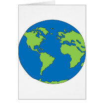 Planet Earth Greeting Card