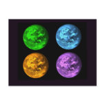 Planet Earth Collage postcards