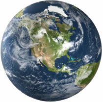 Planet Earth cut outs
