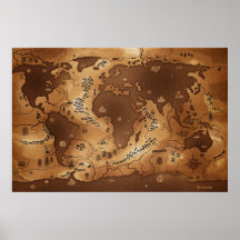 Planet Earth - Inversed (No Text) Print