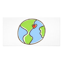 Planet Earth Picture! Customized Photo Card