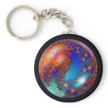 Planet Fractal Keychain