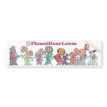 Planet Heart featuring the HeartMarking HeartFlowe bumper stickers