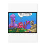 Planet Prophylactica Invades Earth Funny Gifts Postcard