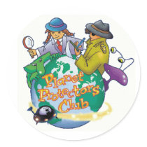 Planet Protectors Kids Club Sticker