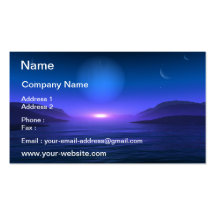 Planet Vision Business Card Template