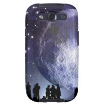 Planetarium Silhouettes Moon Stars Astronomy Samsung Galaxy SIII Covers