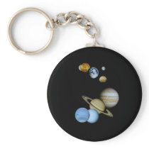 Planetary Montage Keychain