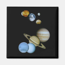 Planetary Montage Refrigerator Magnets