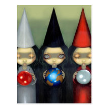 "Planetary Witches" Postcard