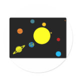 Planets stickers