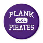 Plank - Pirates - Junior - Oswego Illinois magnets