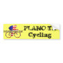 Plano Bicycle American Patriot Cycling Logo Bumper Sticker
