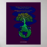 PLANT A FOREST Art Poster & Poem posters