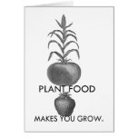 Plant food card