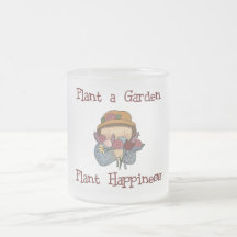 Plant Happiness Gardening Tshirts and Gifts Coffee Mug