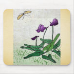 Plant of the water lily family Ukiyoe Mousepads