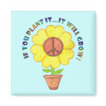 Plant Peace Magnet