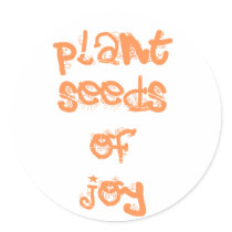 plant seeds of joy sticker