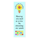 Planting Peace Bookmark business cards