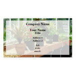 Plants in Greenhouse Business Card Templates