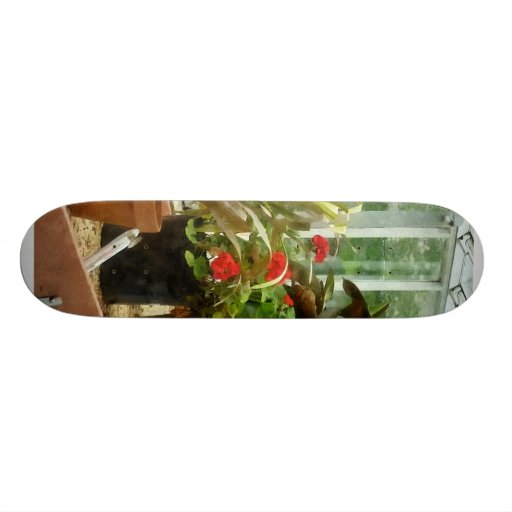 Plants in Greenhouse Skate Board