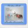 Plastic Animals Haiku Art Mousepad