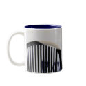 Plastic Chair - Abstract Blue mugs
