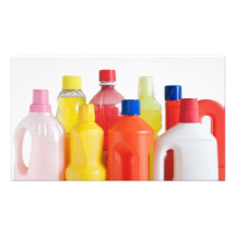 plastic detergent bottles photo print
