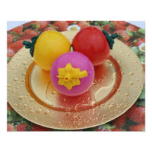 Plastic fruit art photo