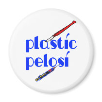 Plastic Nancy Pelosi Refrigerator Magnets
