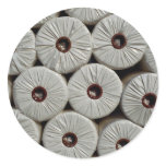 Plastic rolls texture stickers